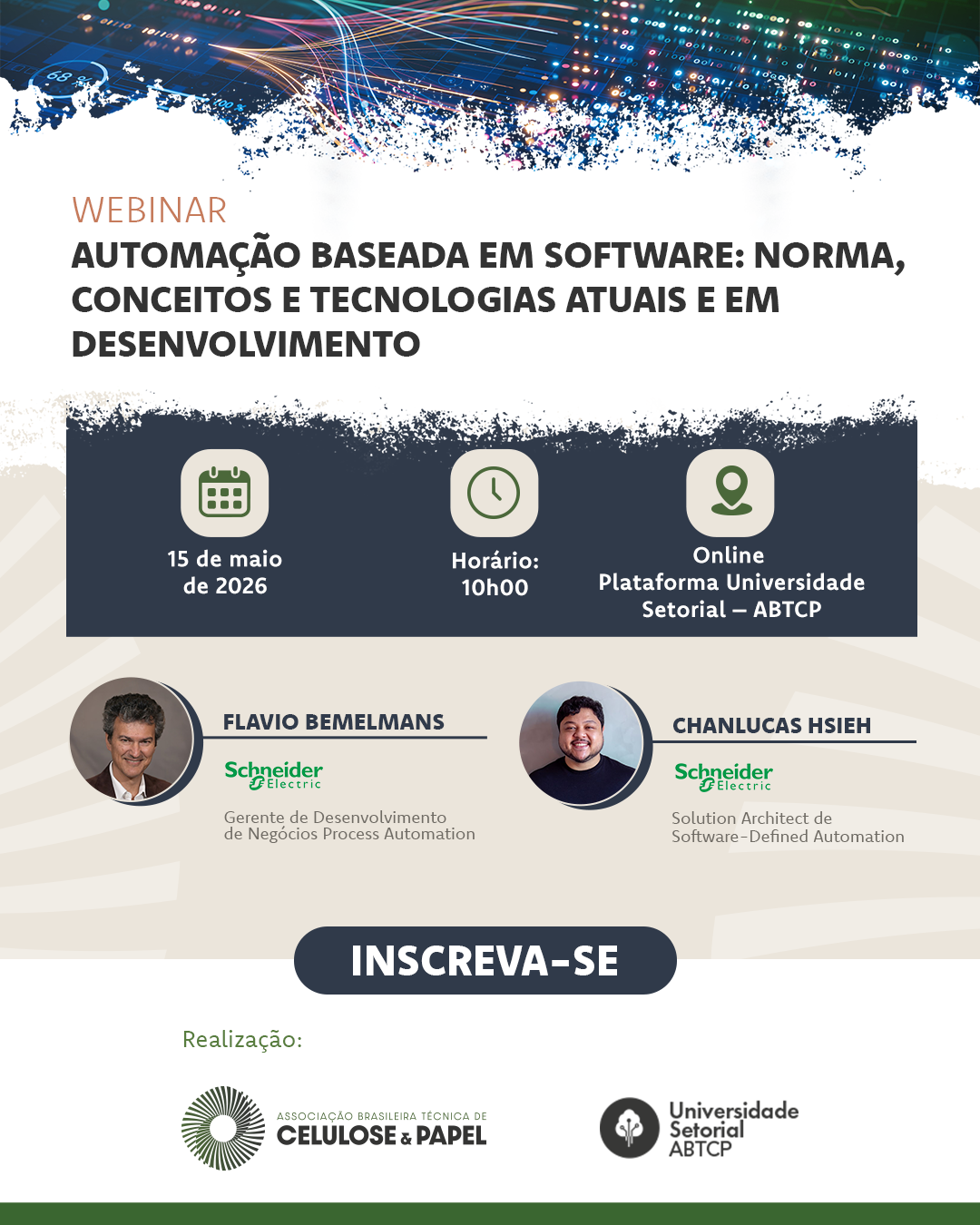 Webinar: Automação baseada em software - Norma, conceitos , tecnologias atuais e em desenvolvimento